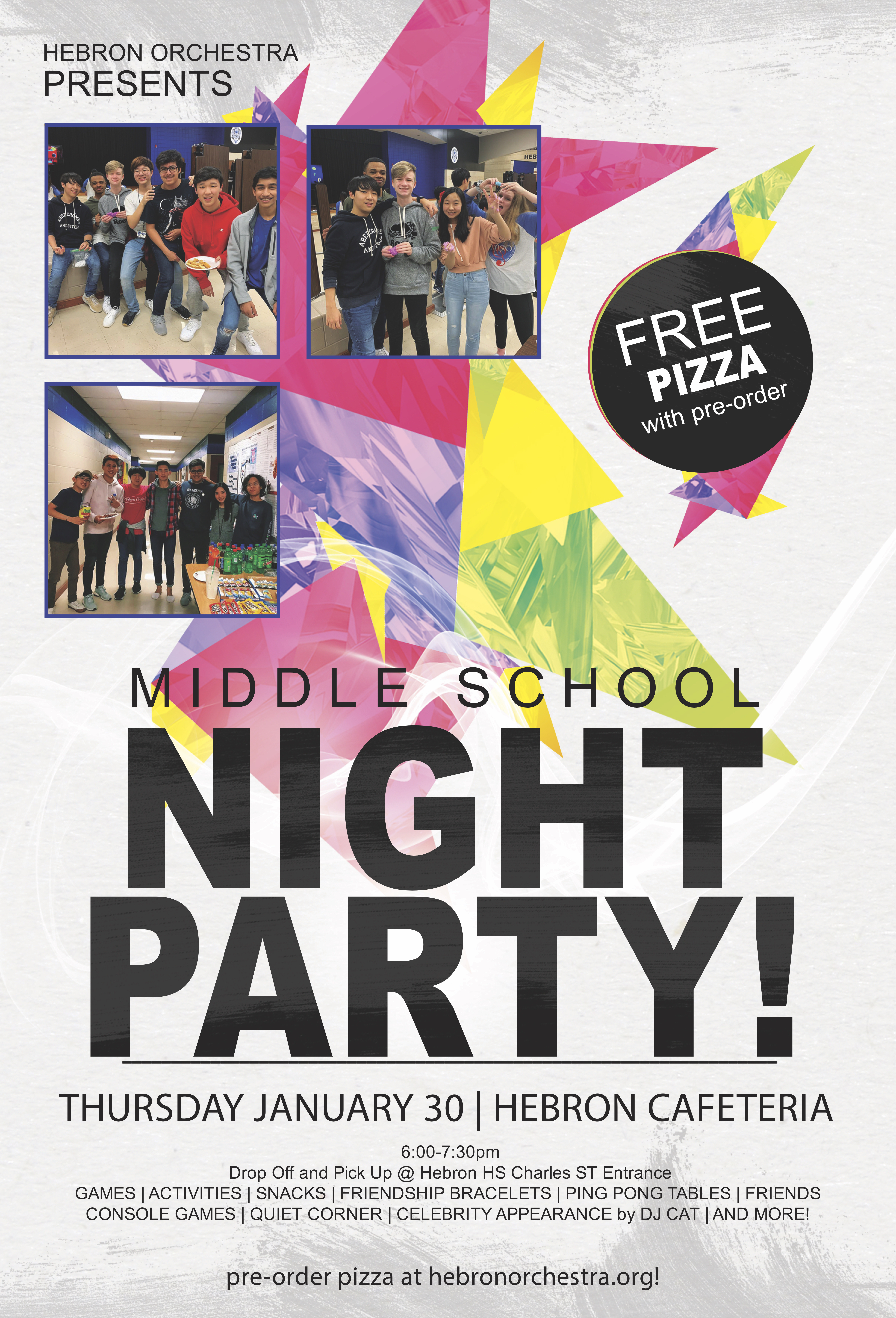 middle school night party 2020